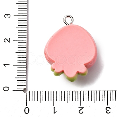 Opaque Resin Pendants RESI-V011-01A-1