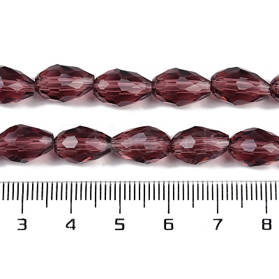 Transparent Glass Beads Strands EGLA-N013-T6mm-D03-1