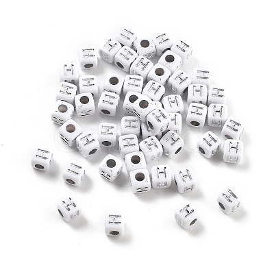 Opaque Acrylic Beads OACR-D282-06H-1
