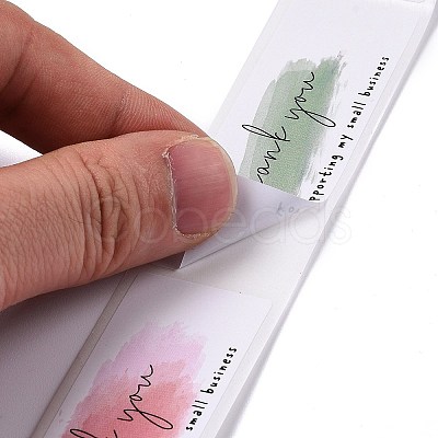 2 Rolls Self-Adhesive Paper Gift Tag Youstickers DIY-TA0013-48B-1