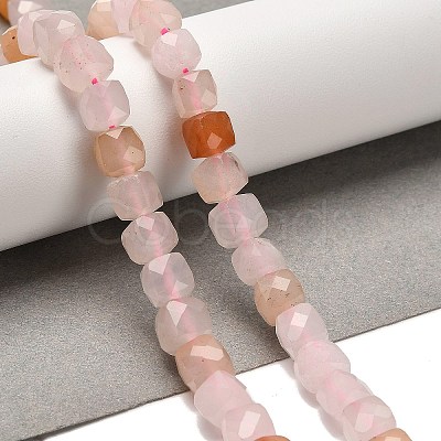 Natural Pink Aventurine Beads Strands G-H078-C09-01-1