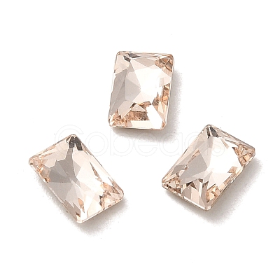 Glass Rhinestone Cabochons RGLA-P037-12A-D261-1