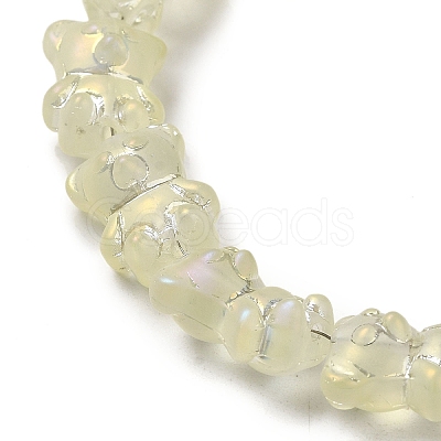 Electroplate Glass Beads Strands EGLA-Q127-A02-01H-1