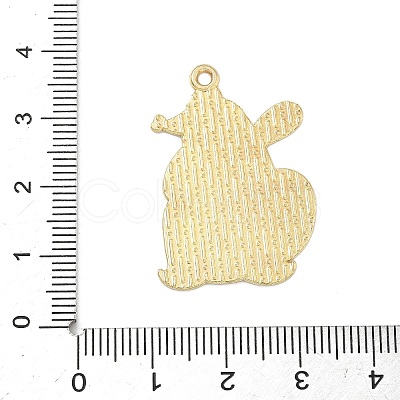 Easter Alloy Enamel Pendants ENAM-I082-02G-06-1