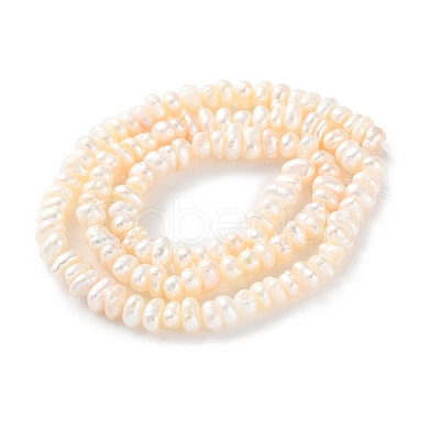 Natural Cultured Freshwater Pearl Beads Strands PEAR-I007-02O-01-1