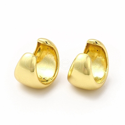 Rack Plating Brass Cuff Earrings for Women EJEW-H091-17G-1