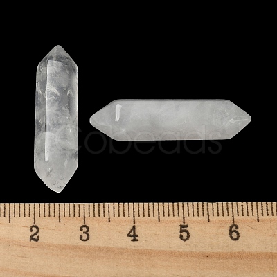 Olycraft 12Pcs Natural Quartz Crystal Double Terminated Points G-OC0003-51-1