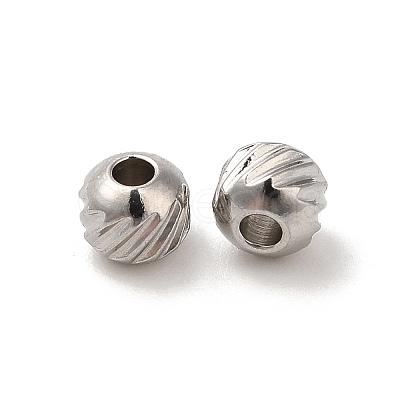 Non-Tarnish 201 Stainless Steel Bead STAS-H214-29B-P-2-1