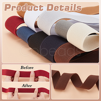 10 Rolls 10 Colors Polyester Elastic Cord OCOR-PH0004-63B-1