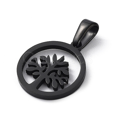 Ion Plating(IP) 304 Stainless Steel Pendants STAS-I136-16B-1