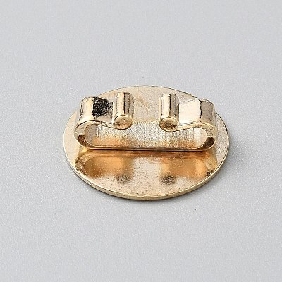 Blank Alloy Bolo Tie Round Slider Pack FIND-WH0126-618G-1