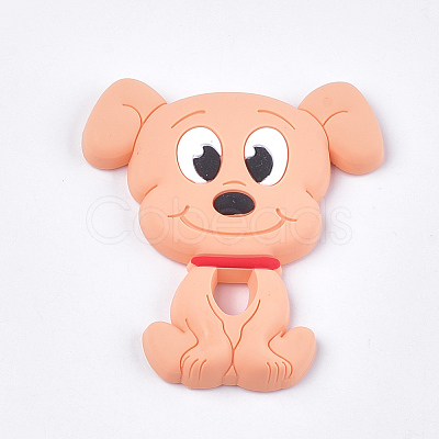 Food Grade Eco-Friendly Silicone Puppy Beads SIL-T052-07F-1
