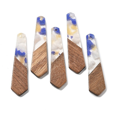 Resin and Walnut Pendants FIND-R051-06F-1