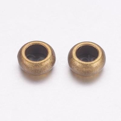 Tibetan Style Alloy Beads TIBEB-48831-AB-FF-1