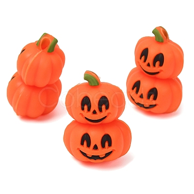 Halloween Silicone Focal Beads SL-CBADC51-08-1