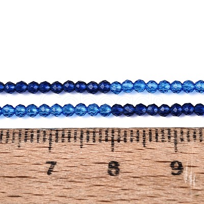 Transparent Glass Beads Strands GLAA-N074-01A-14-1