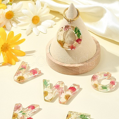 26Pcs 26 Styles Transparent Epoxy Resin Pendants CRES-YW0002-28D-1