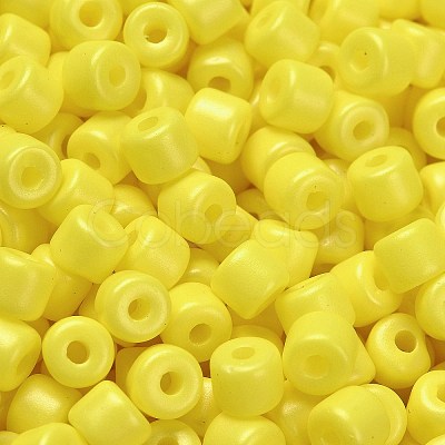 Baking Paint Pearlized Glass Seed Beads SEED-C001-04A-10-1