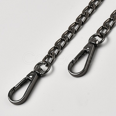 Iron Curb Chain Purse Chains FIND-WH0367-221B-1