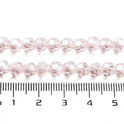 Electroplate Transparent Glass Beads Strands LS-EGLA-A035-T6mm-A20-1