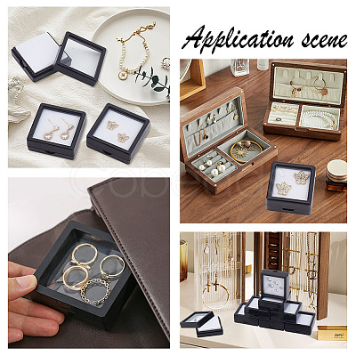 Plastic Jewelry Organizer Box CON-WH0087-77B-1