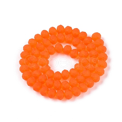 Transparent Glass Beads Strands EGLA-A044-T8mm-MD25-1