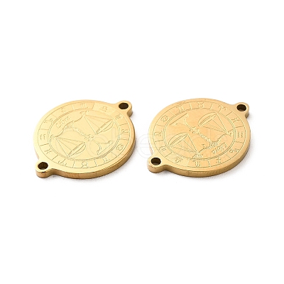 Ion Plating(IP) 304 Stainless Steel Connector Charms STAS-C074-11G-04-1