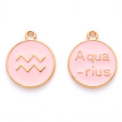 Alloy Enamel Pendants ENAM-S124-01A-09J-1