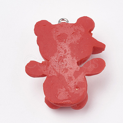 Handmade Polymer Clay Pendants CLAY-T012-16-1