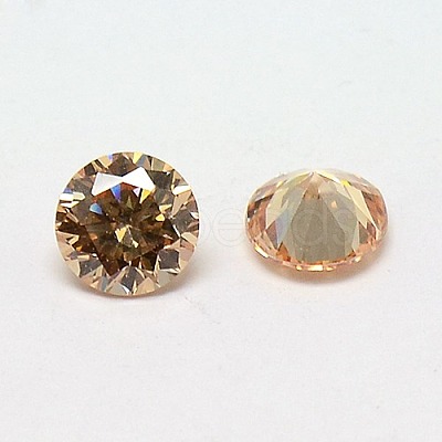 Cubic Zirconia Cabochons ZIRC-M002-6mm-5A-1