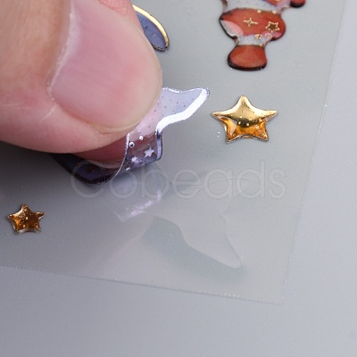 Epoxy Resin Sticker DIY-B009-06F-1