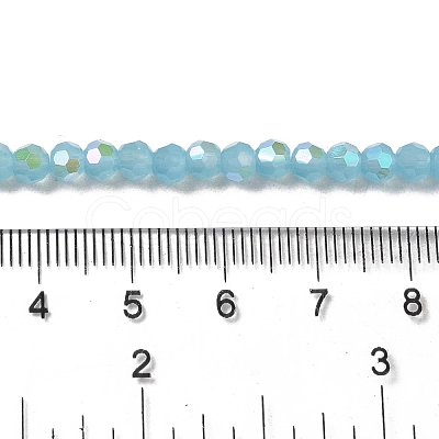 Imitation Jade Glass Beads Strands EGLA-A035-J4mm-L04-1
