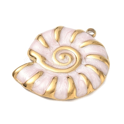 304 Stainless Steel Enamel Pendants SA-CBA800D-02B-G-1