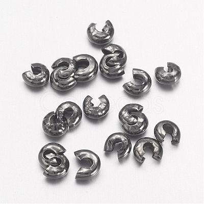 Iron Crimp Beads Covers IFIN-H028-B-1