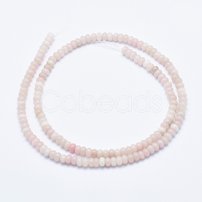 Natural Pink Opal Beads Strands G-E444-29-4mm-1