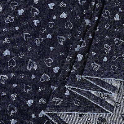 Cotton Denim Fabric DIY-WH0504-872C-1