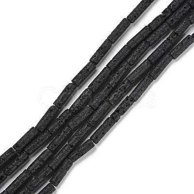 Natural Lava Rock Beads Strands G-M401-C01-1