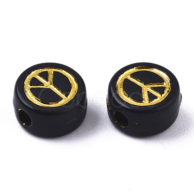 Opaque Acrylic Beads PACR-N006-003-1