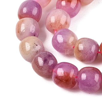 Dyed Natural White Jade Beads Strands G-T138-D07-1