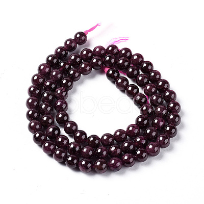 Natural Garnet Beads Strands G-G796-07A-1