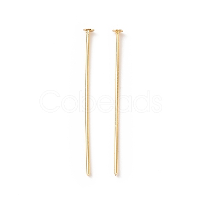 Brass Flat Head Pins KK-WH0058-03B-G01-1