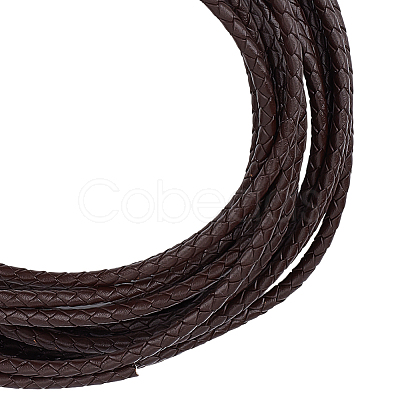 5M Braided Leather Cord with Core WL-BBC0001-01A-01-1