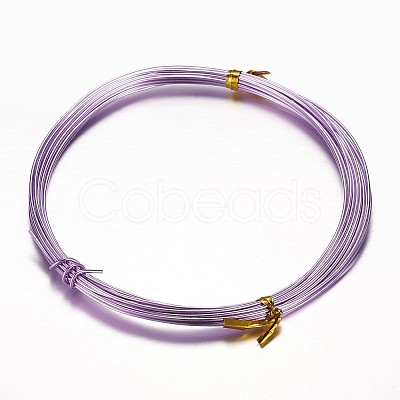 Round Aluminum Craft Wire AW-D009-0.8mm-10m-22-1