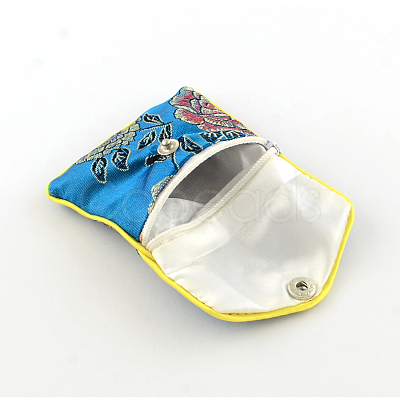 Rectangle Cloth Zip Pouches ABAG-R009-7x8-1
