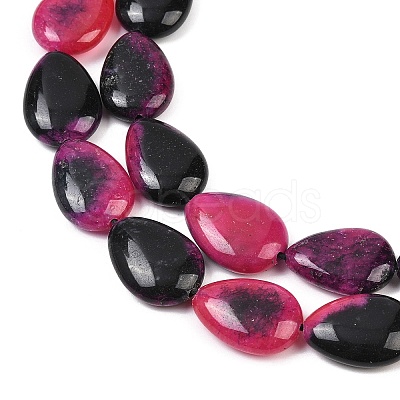 Two Tone Natural White Jade Beads Strands G-Z105-B01-01G-1