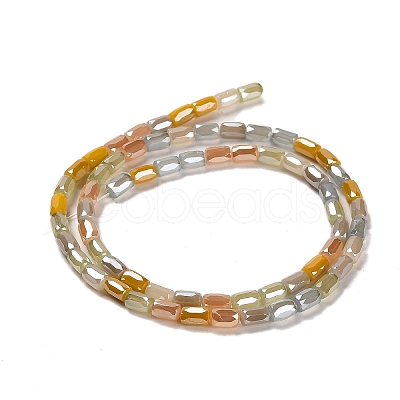 Electroplate Glass Beads Strands EGLA-D030-08F-1