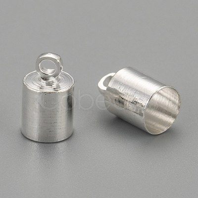 Brass Cord Ends KK-EC041-S-NF-1