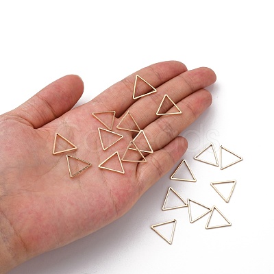 Brass Linking Rings KK-T037-02KC-NF-1