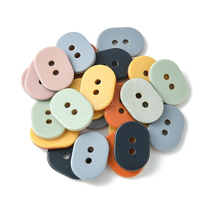 2-Hole Resin Buttons RESI-X0001-44-1