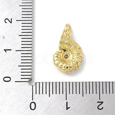 Brass Micro Pave Clear Cubic Zirconia Pendants LS-KK-U046-02G-02-1